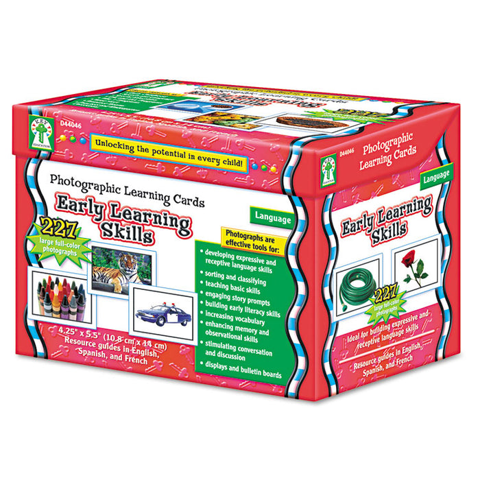 Photographic Learning Cards Boxed Set, Early Learning Skills, Grades K-5