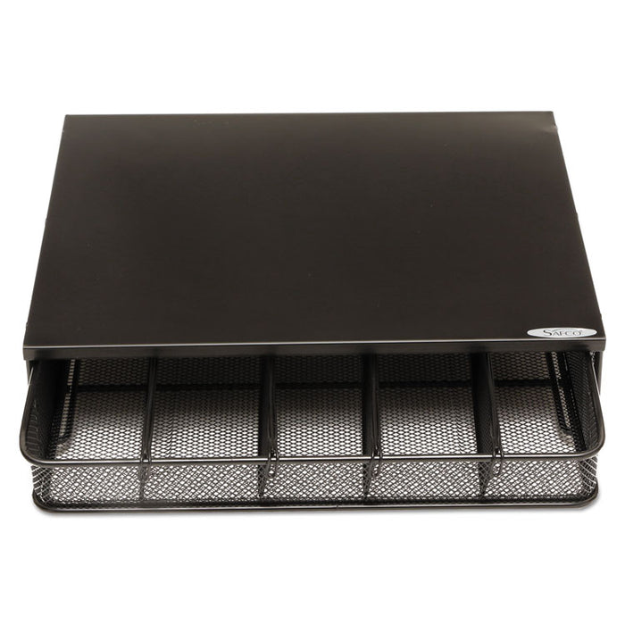 One Drawer Hospitality Organizer, 5 Compartments, 12 1/2 x 11 1/4 x 3 1/4, Bk