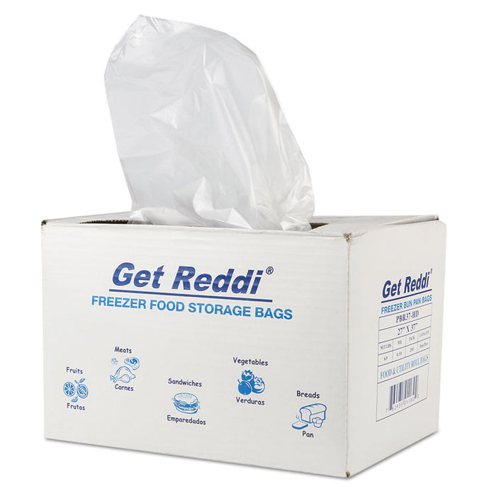 Get Reddi Freezer Food Storage Bags, 0.5 mil, 27" x 37", Natural, 200/Carton