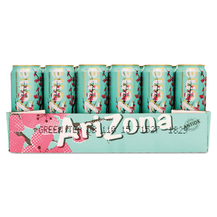 Green Tea with Ginseng & Honey, 23 oz Can, 24/Case