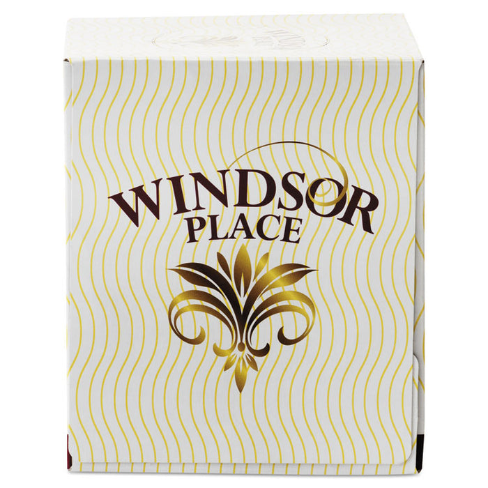 Windsor Place Cube Facial Tissue, 2-Ply, White, 85 Sheets/Box, 30 Boxes/Carton