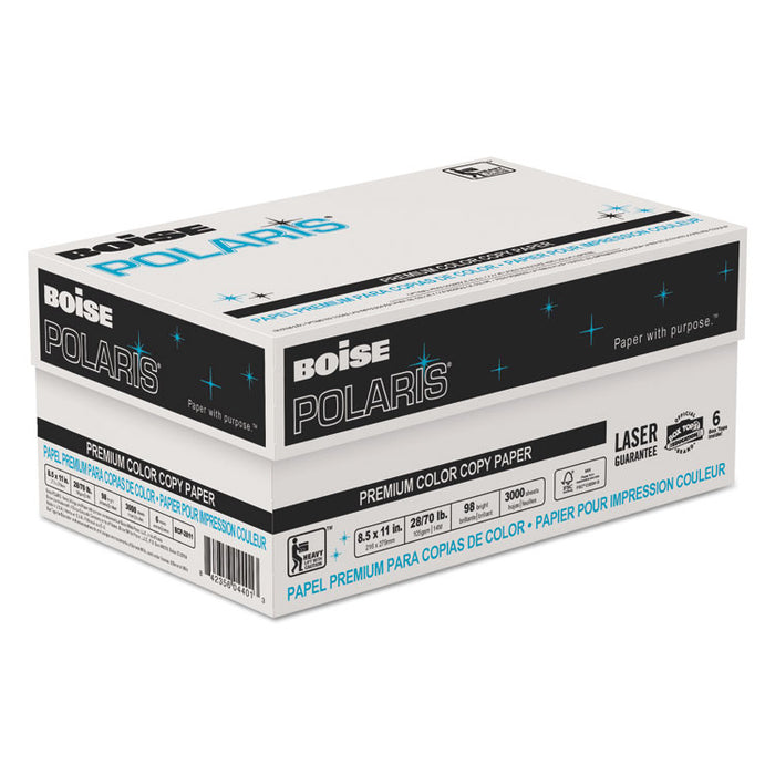 POLARIS Premium Color Copy Paper, 98 Bright, 28lb, 11 x 17, White, 500/Ream