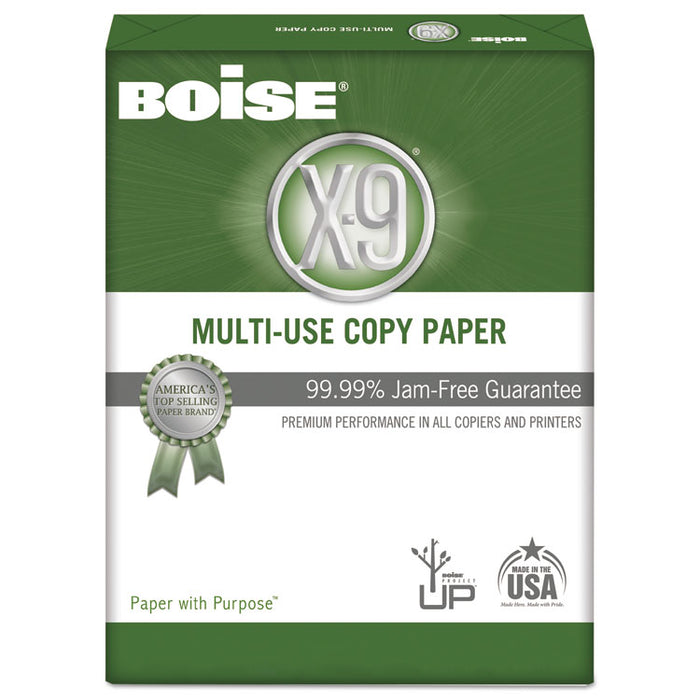 X-9 Multi-Use Copy Paper, 92 Bright, 20lb, 8.5 x 11, White, 500 Sheets/Ream, 10 Reams/Carton, 40 Cartons/Pallet