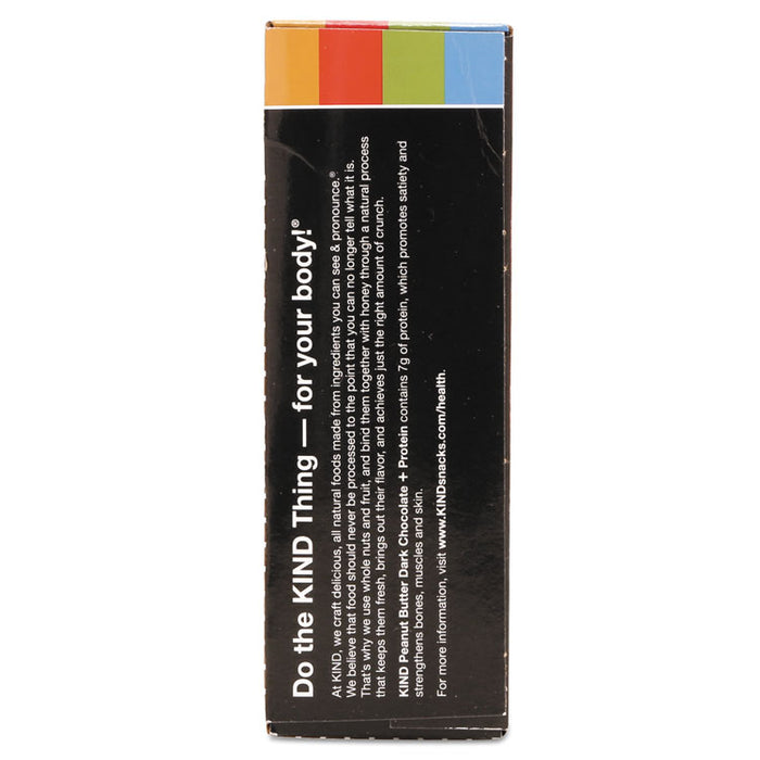 Plus Nutrition Boost Bar, Peanut Butter Dark Chocolate/Protein, 1.4 oz, 12/Box