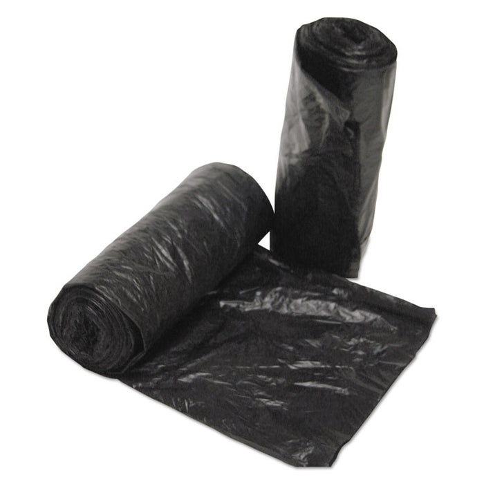 Low Density Repro Can Liners, 2.4 mil, 38" x 58", Black, 100/Carton