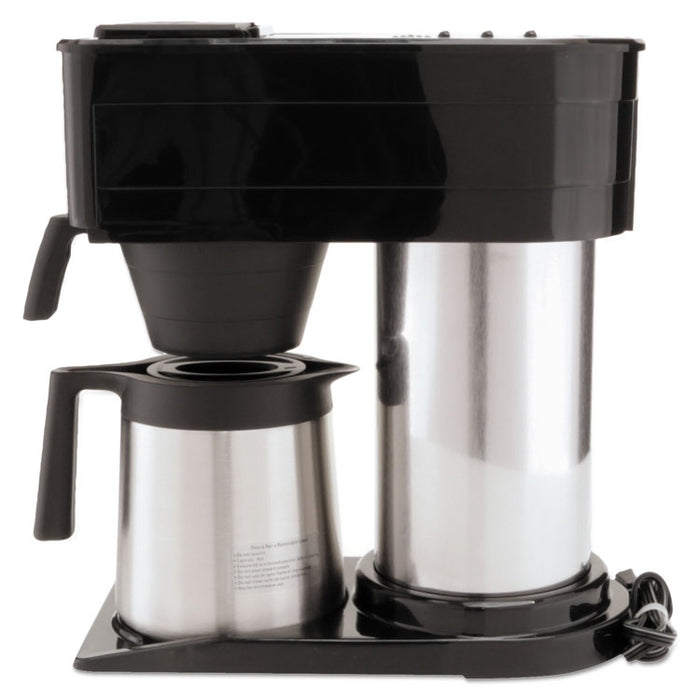 10-Cup Velocity Brew BT Thermal Coffee Brewer, Black, Stainless Steel