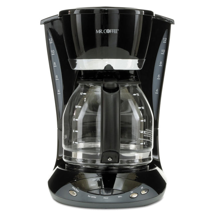 12-Cup Programmable Coffeemaker, Black