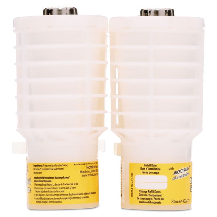 TCell Microtrans Odor Neutralizer Refill, Tropical Sunrise, 48 ml, 6/Carton