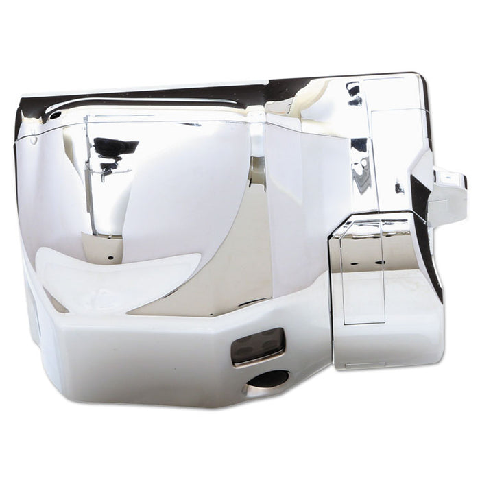 Auto Flush Clamp-On Toilet Flushing System, Polished Chrome