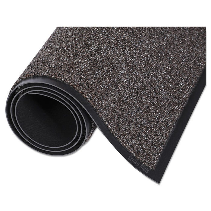 Cross-Over Indoor/Outdoor Wiper/Scraper Mat, Olefin/Poly, 24 x 36, Brown