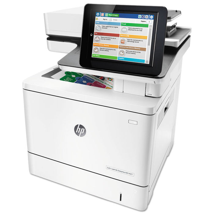 Color LaserJet Enterprise Flow MFP M577c Wireless Printer, Copy/Fax/Print/Scan