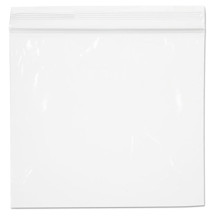 Reclosable Food Storage Bags, Sandwich, 1.15 mil, 6.5" x 5.89", Clear, 500/Box