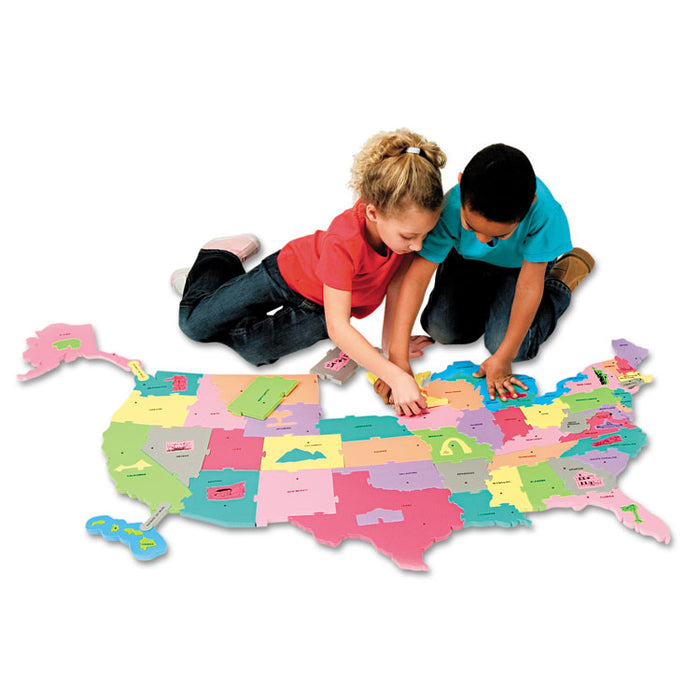 Wonderfoam Giant U.S.A Puzzle Map, 73 Pieces