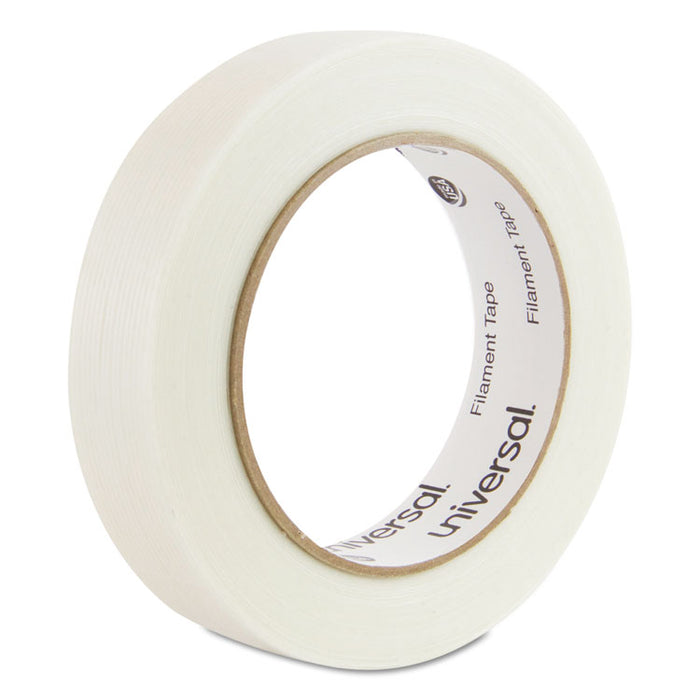 120# Utility Grade Filament Tape, 3" Core, 24 mm x 54.8 m, Clear