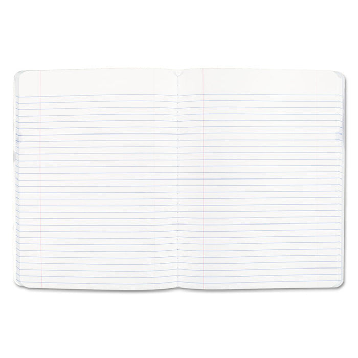 Square Deal Composition Book, Medium/College Rule, Black Cover, 9.75 x 7.5, 100 Sheets