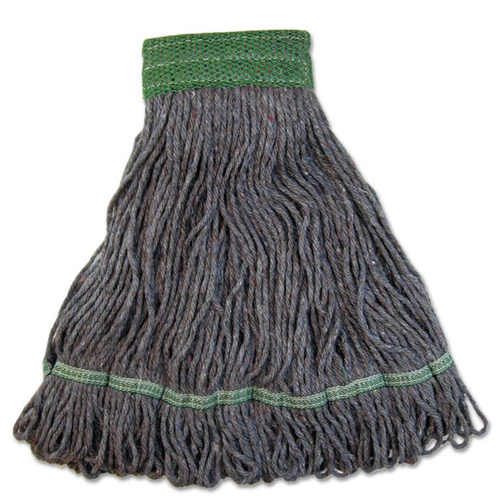 Pro Loop Web/Tailband Mop Head, Blue, Medium, 12/Carton