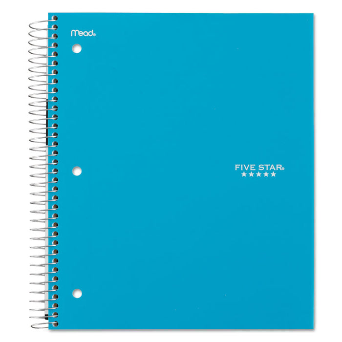 Trend Wirebound Notebook, 5 Subjects, Medium/College Rule, Assorted Color Covers, 11 x 8.5, 200 Sheets