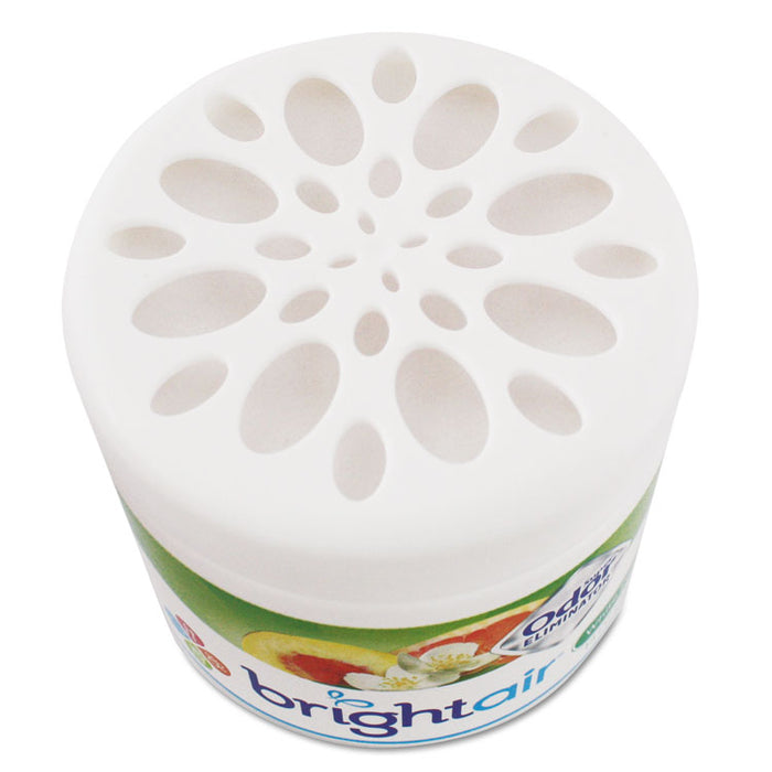 Super Odor Eliminator, White Peach and Citrus, 14 oz Jar, 6/Carton