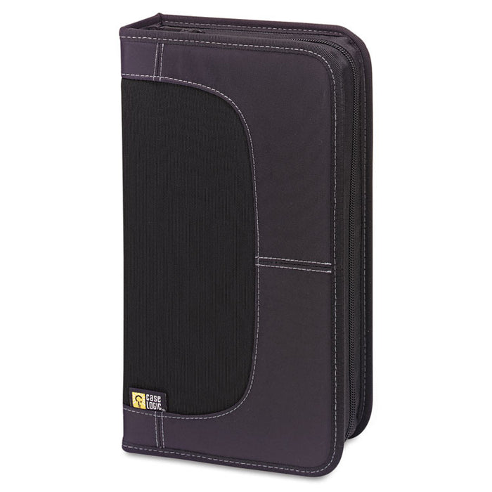 CD/DVD Wallet, Holds 72 Discs, Black