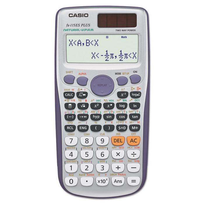 FX-115ESPLUS Advanced Scientific Calculator, 10-Digit Natural Textbook Display