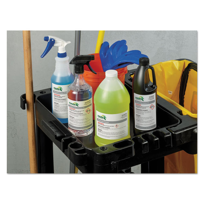 UltraDuty GHS Chemical Waterproof and UV Resistant Labels, 3.5 x 5, White, 4/Sheet, 50 Sheets/Box