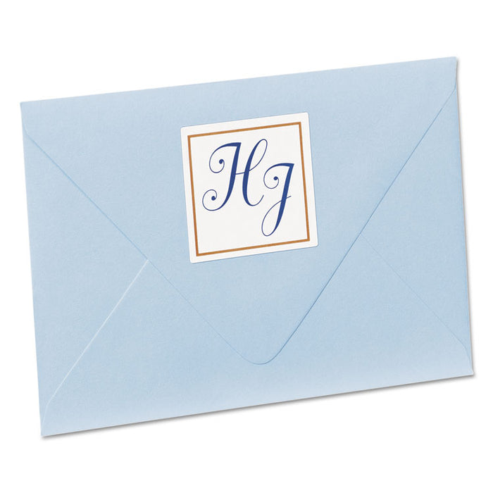 Square Labels w/ Sure Feed & TrueBlock, 1 1/2 x 1 1/2, White, 600/PK