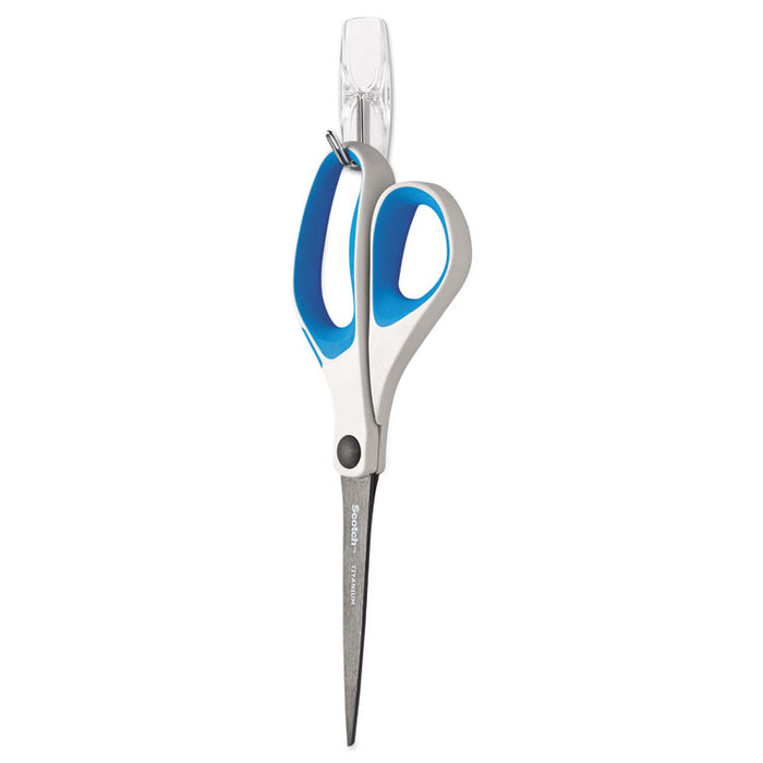 Clear Hooks and Strips, Plastic, Medium, 6 Hooks and 8 Strips/Pack