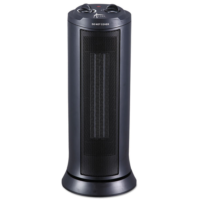 Mini Tower Ceramic Heater, 1,500 W, 7.37 x 7.37 x 17.37, Black
