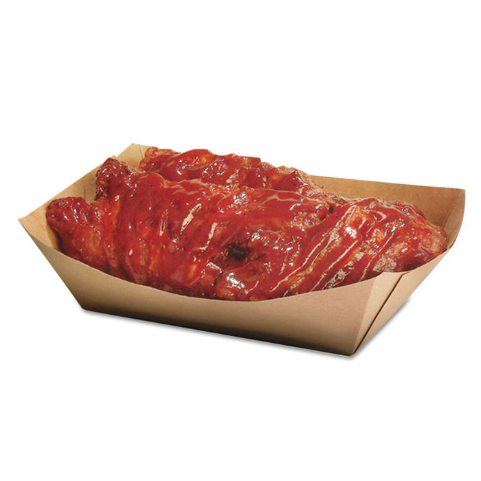 EcoCraft Food Trays, Brown, 500/Carton