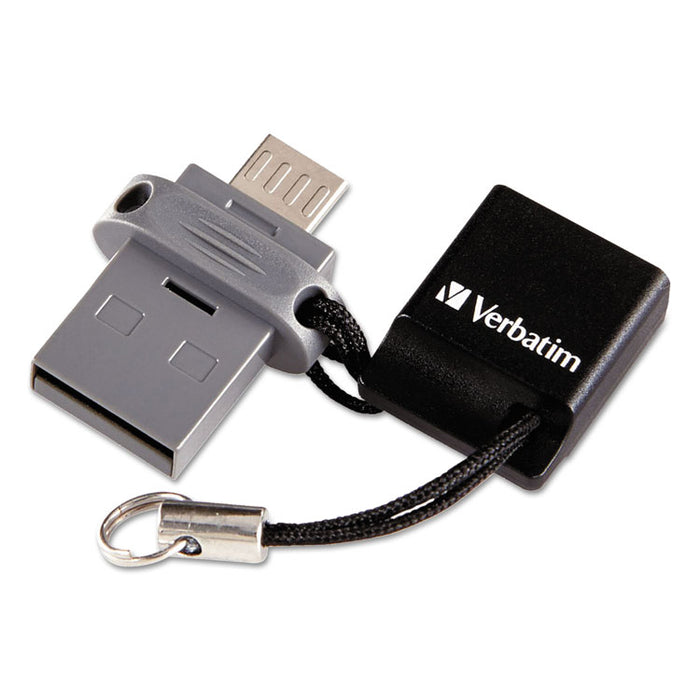 Store 'n' Go Dual USB Flash Drive for OTG Devices, 16 GB, Black