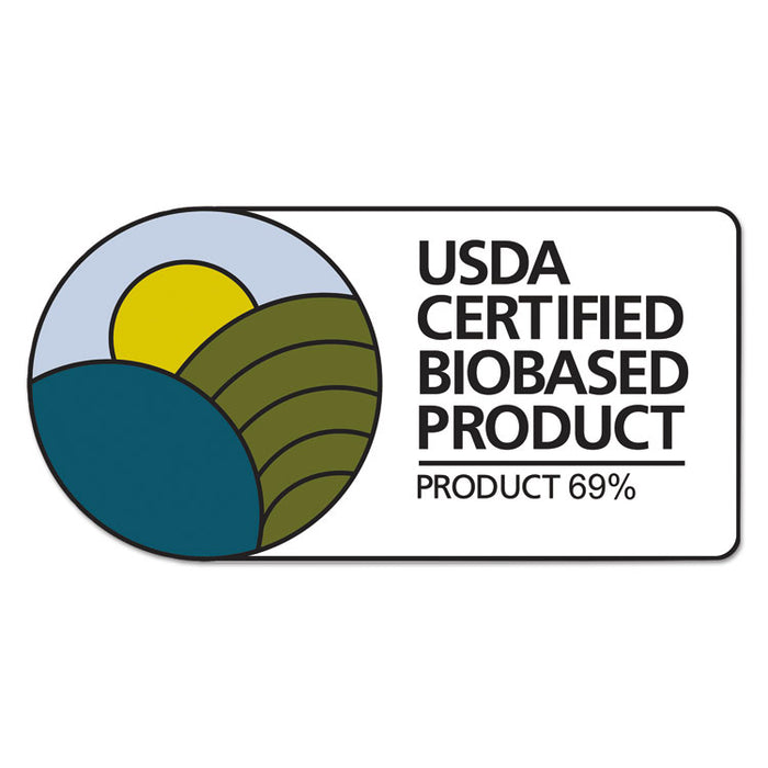 Earth's Choice Biobased Round Ring View Binder, 3 Rings, 5" Capacity, 11 x 8.5, White