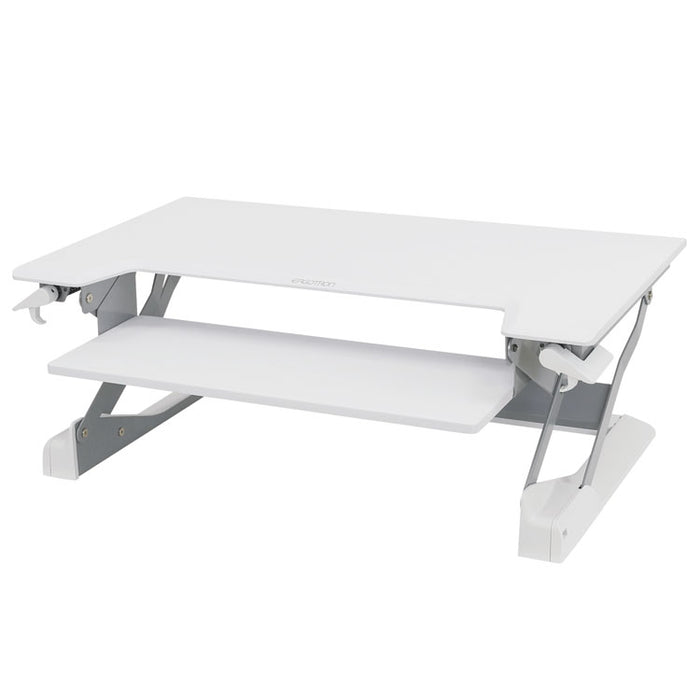 WorkFit-TL Desktop Sit-Stand Workstation, 37.5w x 25d x 20h, White