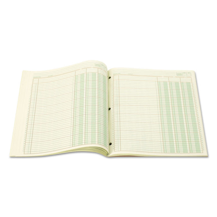 Accounting Pad, Three Eight-Unit Columns, 8-1/2 x 11, 50-Sheet Pad