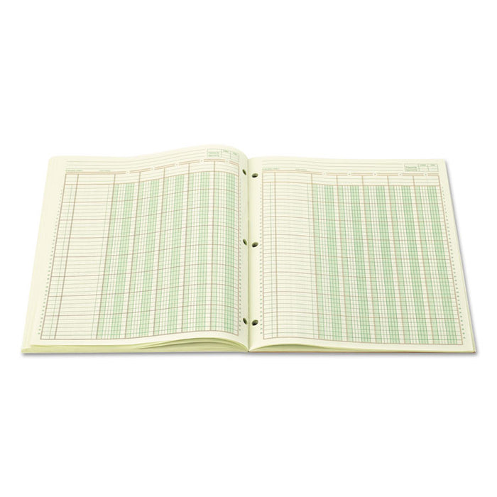 Accounting Pad, Five Eight-Unit Columns, 8-1/2 x 11, 50-Sheet Pad