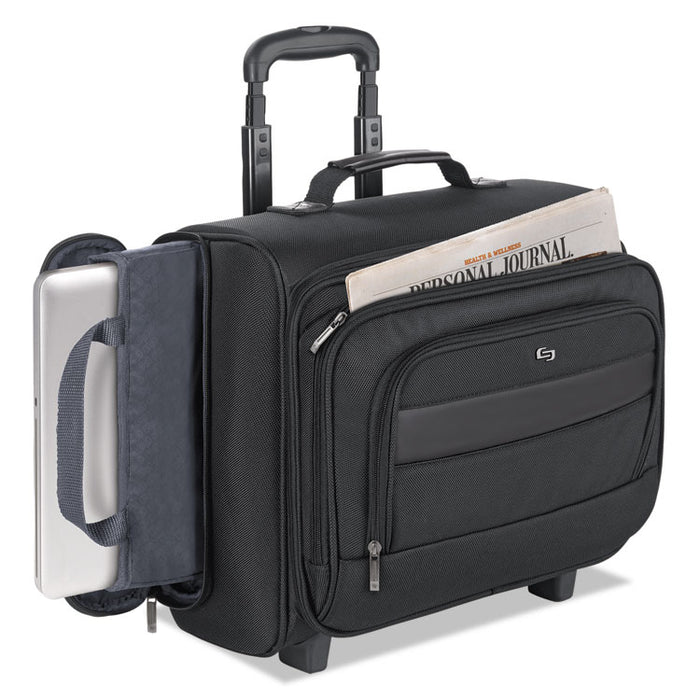 Classic Rolling Overnighter Case, 15.6", 16 7/50" x 6 69/100" x 13 39/50", Black