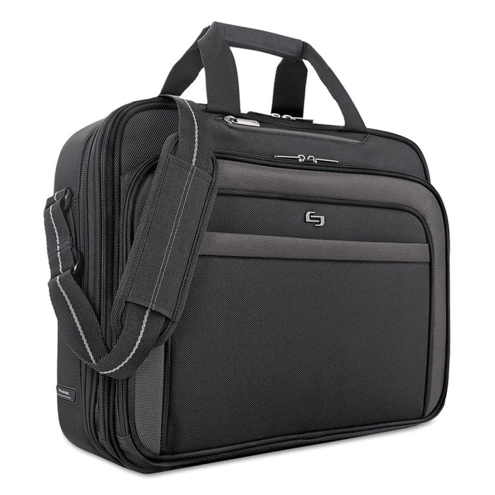 Pro CheckFast Briefcase, 17.3", 17" x 5 1/2" x 13 3/4", Black