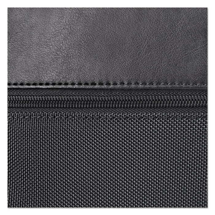 Classic Smart Strap Briefcase, Fits Devices Up to 16", Ballistic Polyester, 17.5 x 5.5 x 12, Black