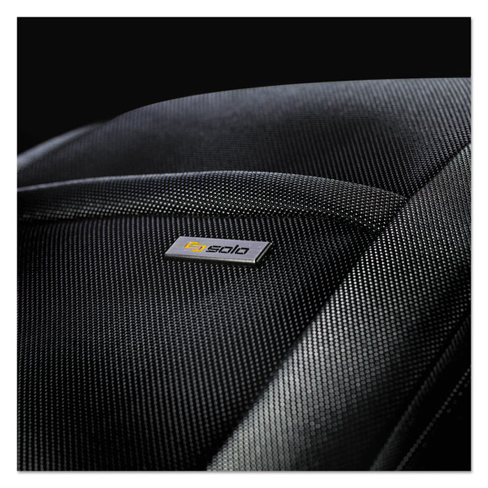 Pro CheckFast Backpack, Fits Devices Up to 16", Ballistic Polyester, 13.75 x 6.5 x 17.75, Black