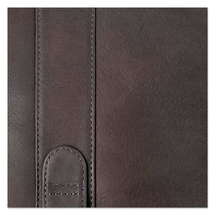 Executive Leather Briefcase, 16", 16 1/2" x 5" x 13", Espresso