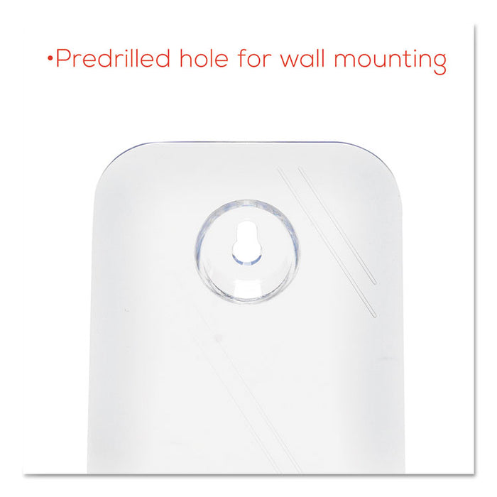 DocuHolder for Countertop/Wall-Mount, Leaflet Size, 4.25w x 3.25d x 7.75h, Clear