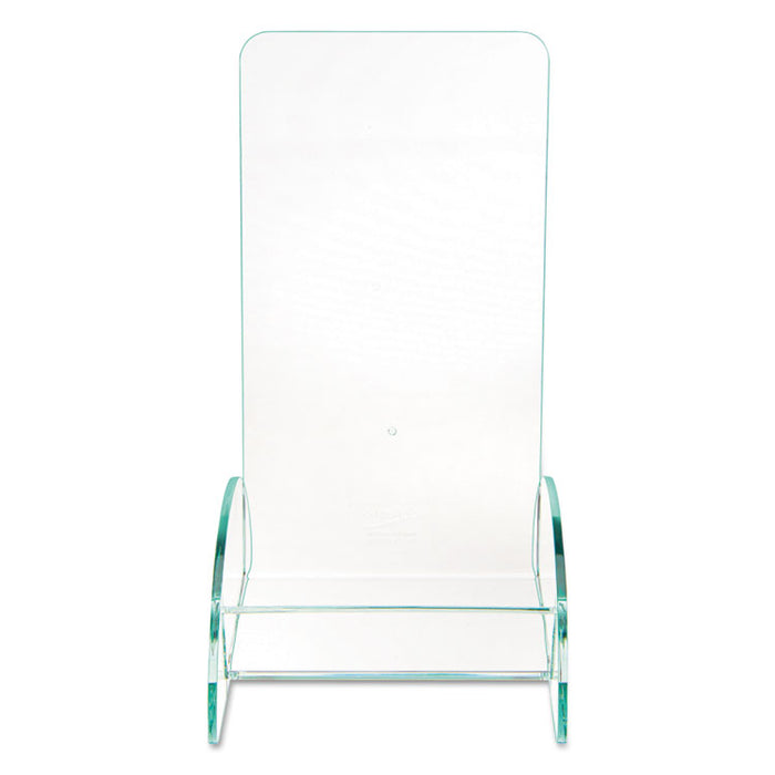 Euro-Style DocuHolder, Leaflet Size, 4.5w x 4.5d x 7.88h, Green Tinted