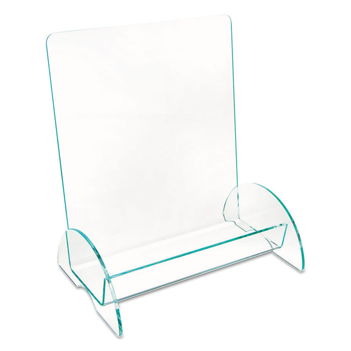 Euro-Style DocuHolder, Magazine Size, 9.81w x 6.31d x11h, Green Tinted