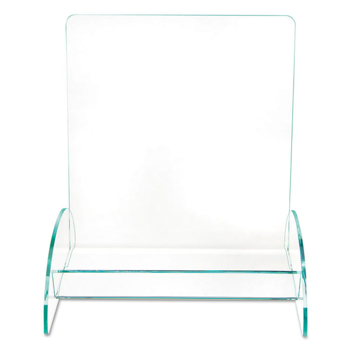 Euro-Style DocuHolder, Magazine Size, 9.81w x 6.31d x11h, Green Tinted