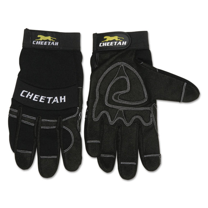 Cheetah 935CH Gloves, Medium, Black