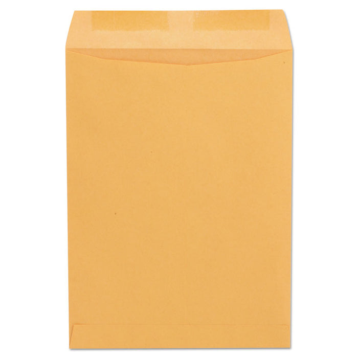 Catalog Envelope, 24 lb Bond Weight Paper, #10 1/2, Square Flap, Gummed Closure, 9 x 12, Brown Kraft, 250/Box