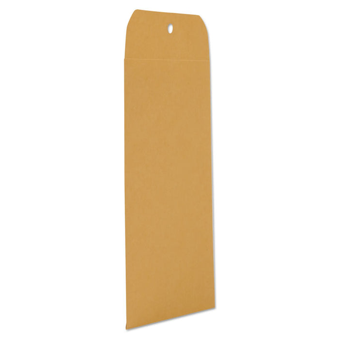 Kraft Clasp Envelope, #63, Square Flap, Clasp/Gummed Closure, 6.5 x 9.5, Brown Kraft, 100/Box