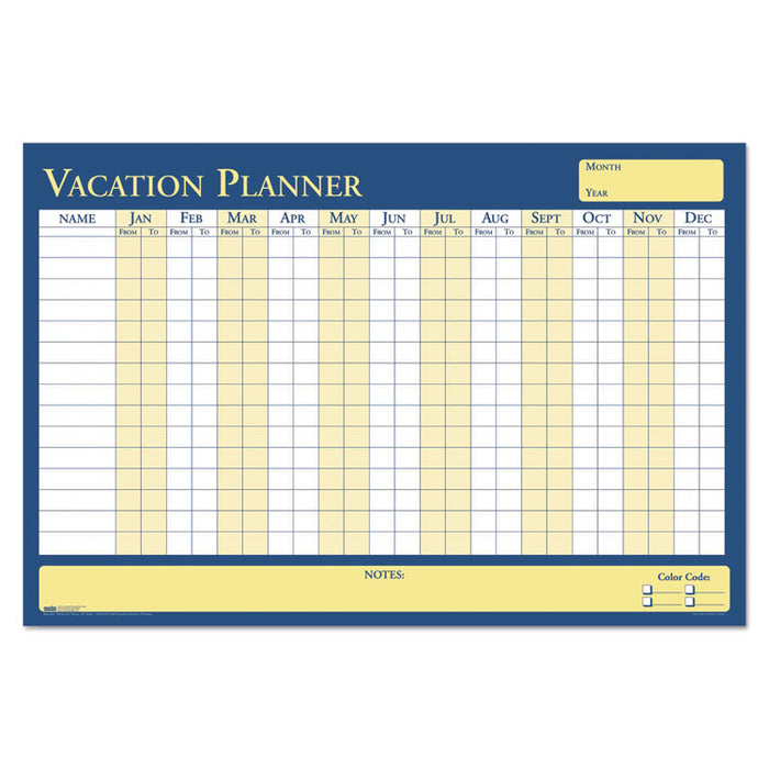 100% Recycled All-Purpose/Vacation Plan-A-Board Planning Board, 36 x 24