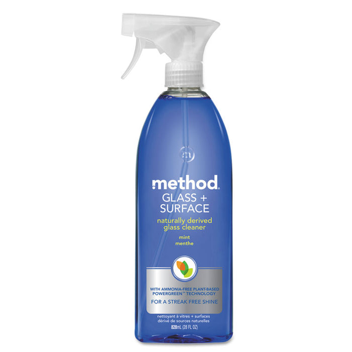Glass and Surface Cleaner, Mint, 28 oz Spray Bottle