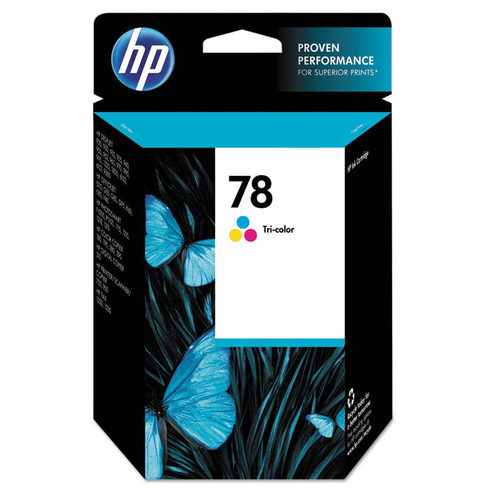 HP 78, (C6578DN) Tri-Color Original Ink Cartridge