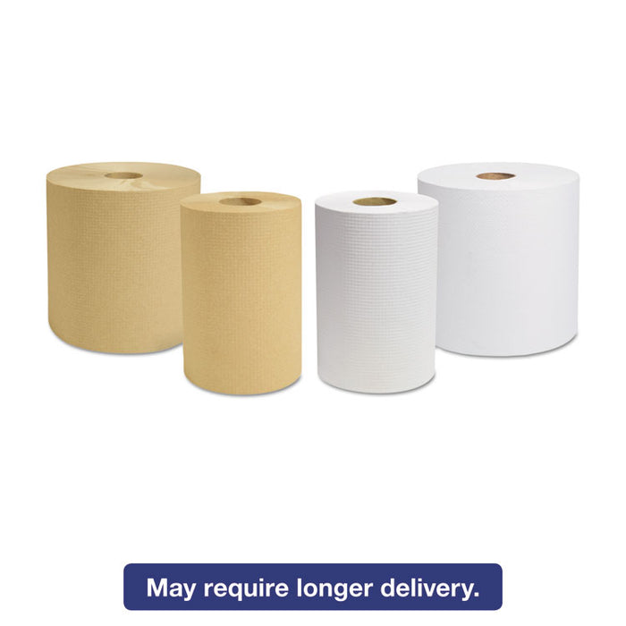 Select Roll Paper Towels, 7.88" x 350 ft,  Natural, 12/Carton